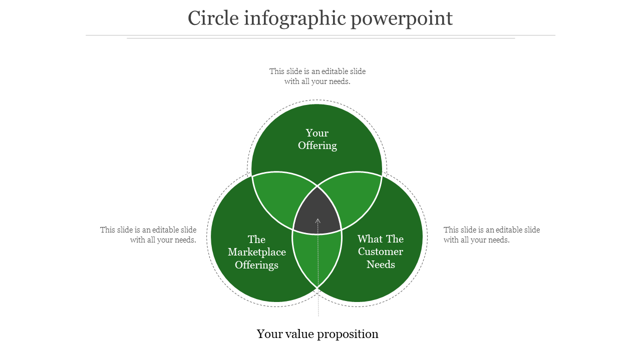 circle infographic powerpoint-Green